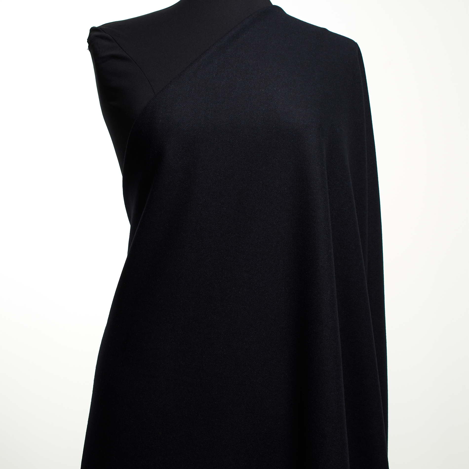 Драп, Шерсть Смесовая, Елка, Midnight Blue