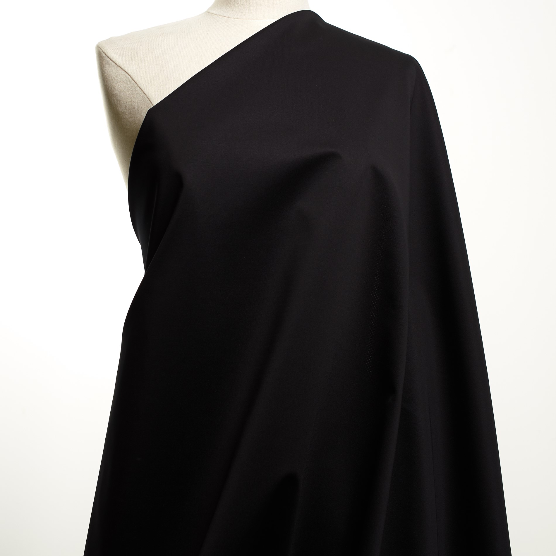 Viscose, Bonded, Jet Black