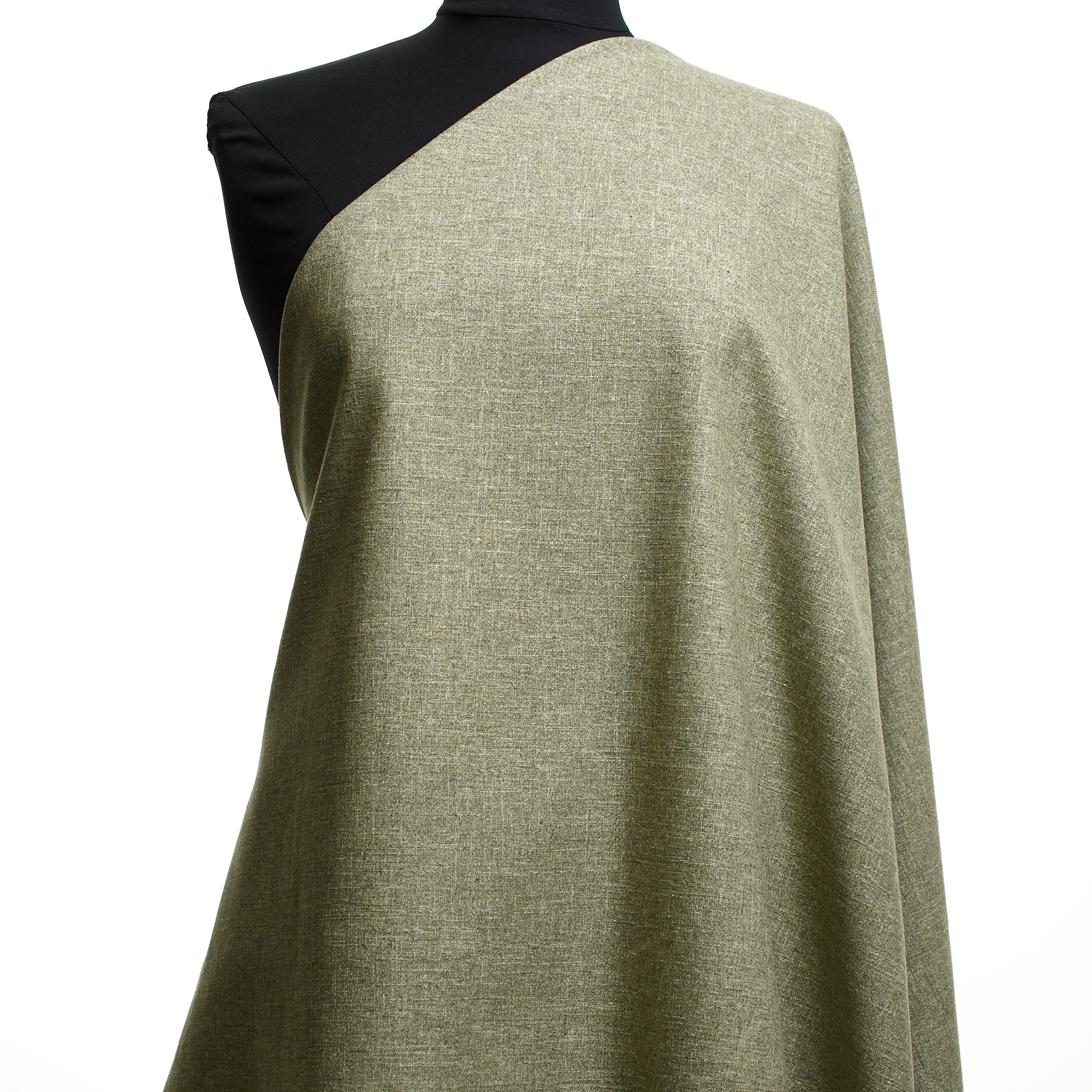 Bawełna, Len, Melange, Mineral Gray