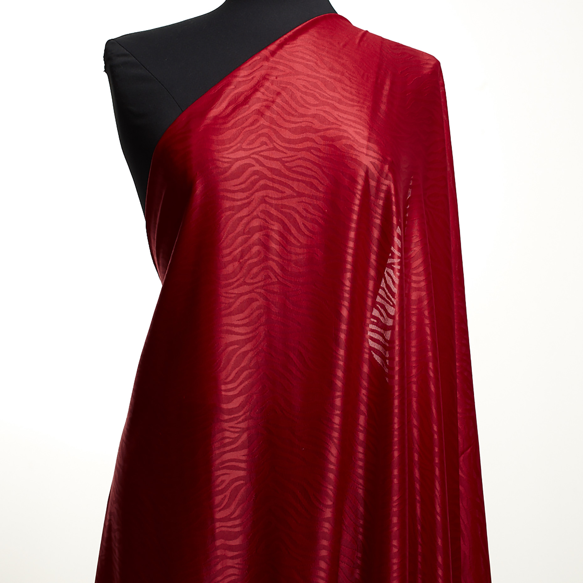JERSEY, JACQUARD, ANIMAL, TANGO RED