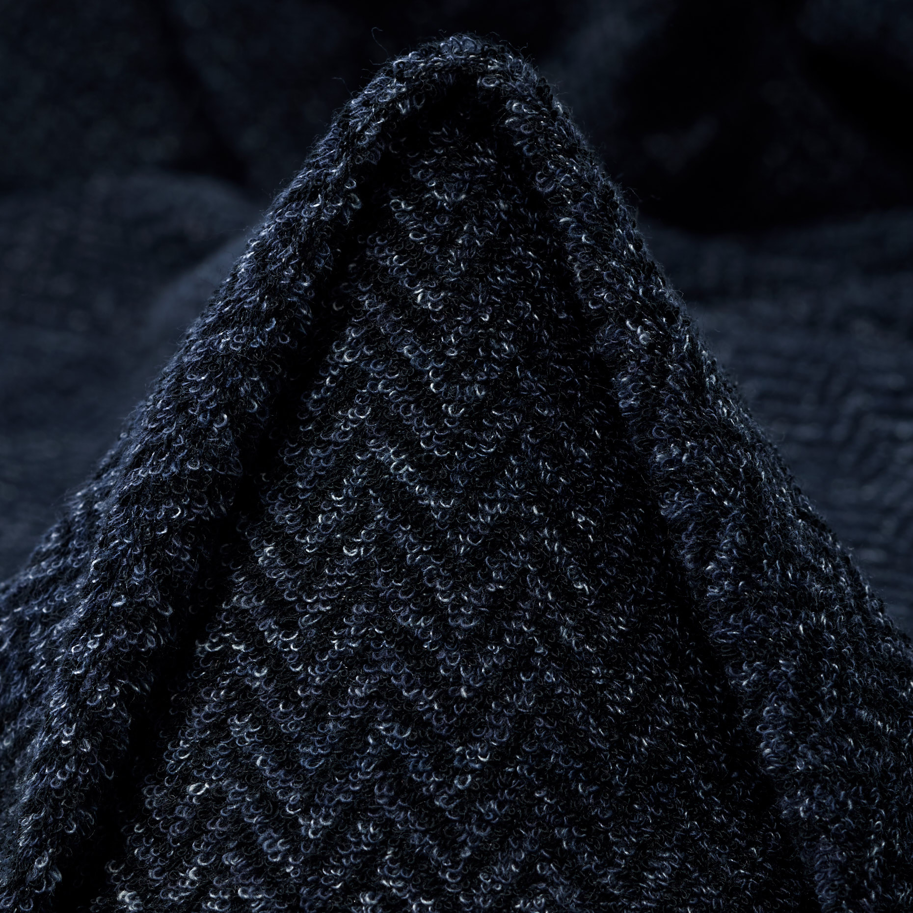Jersey, Baumwolle, Fischgrat, Mood Indigo