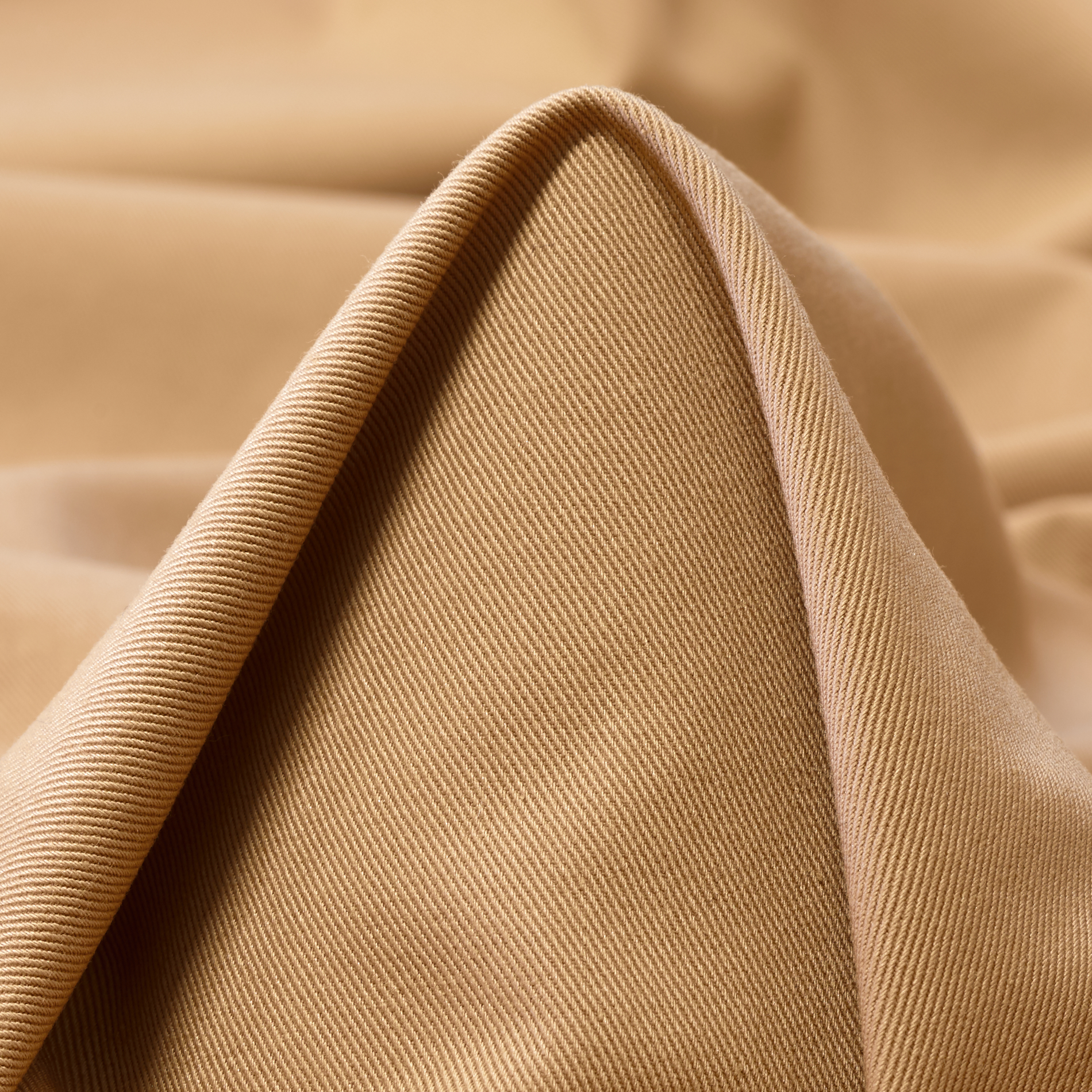 Twill, Baumwolle, Elastik, Irish Cream