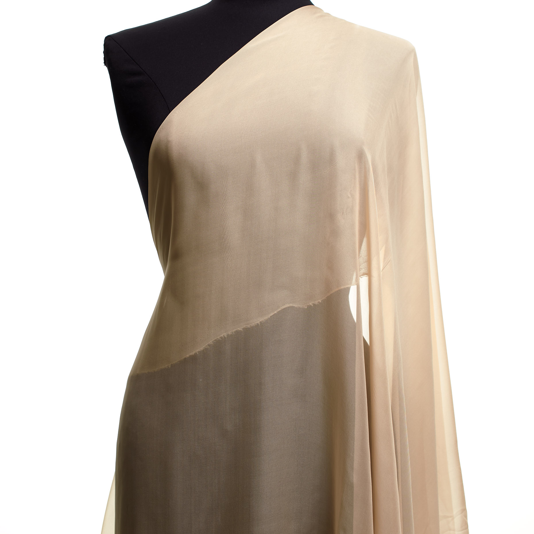 CHIFFON, SILK, ALMOND