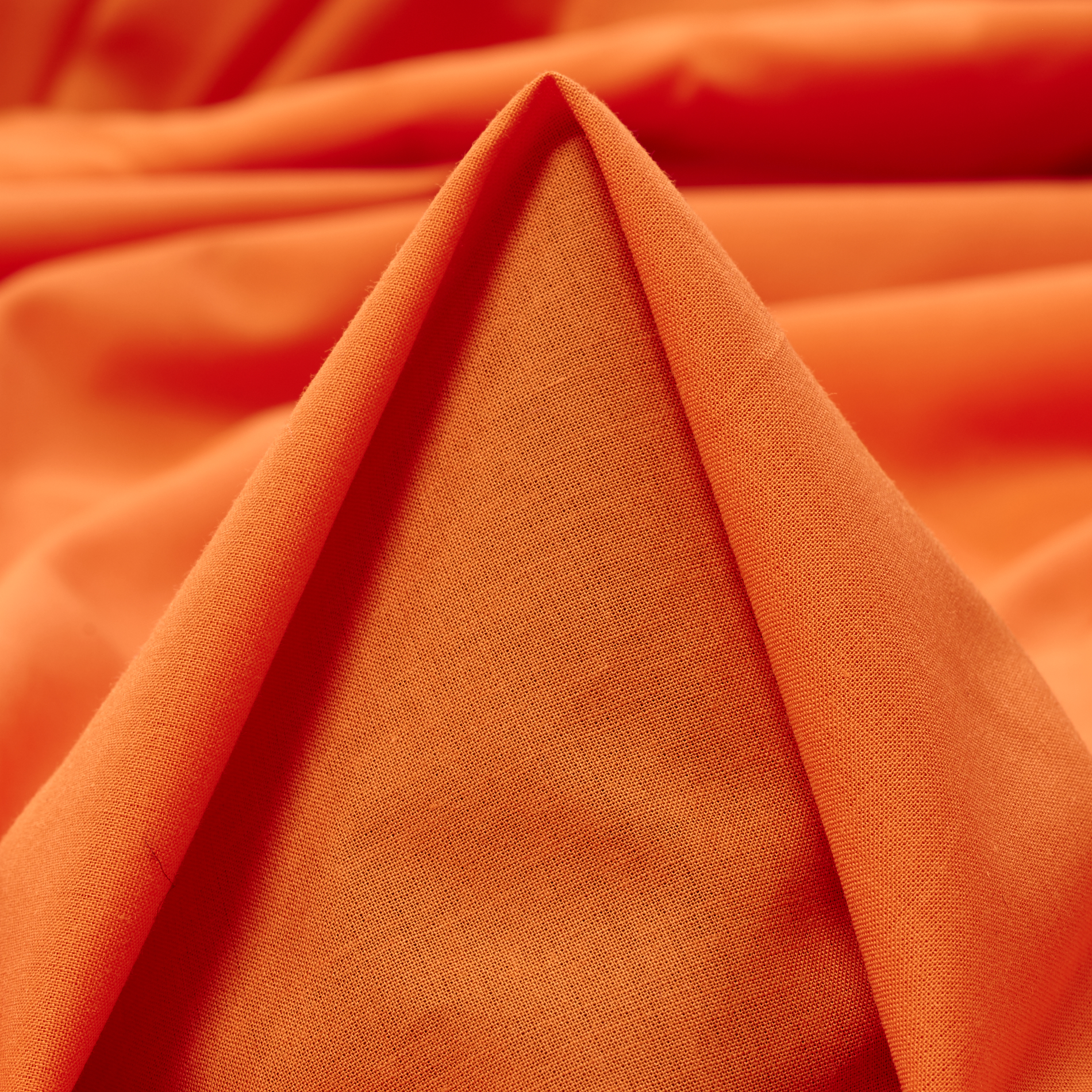 MUSLIN, COTTON, MANDARIN ORANGE