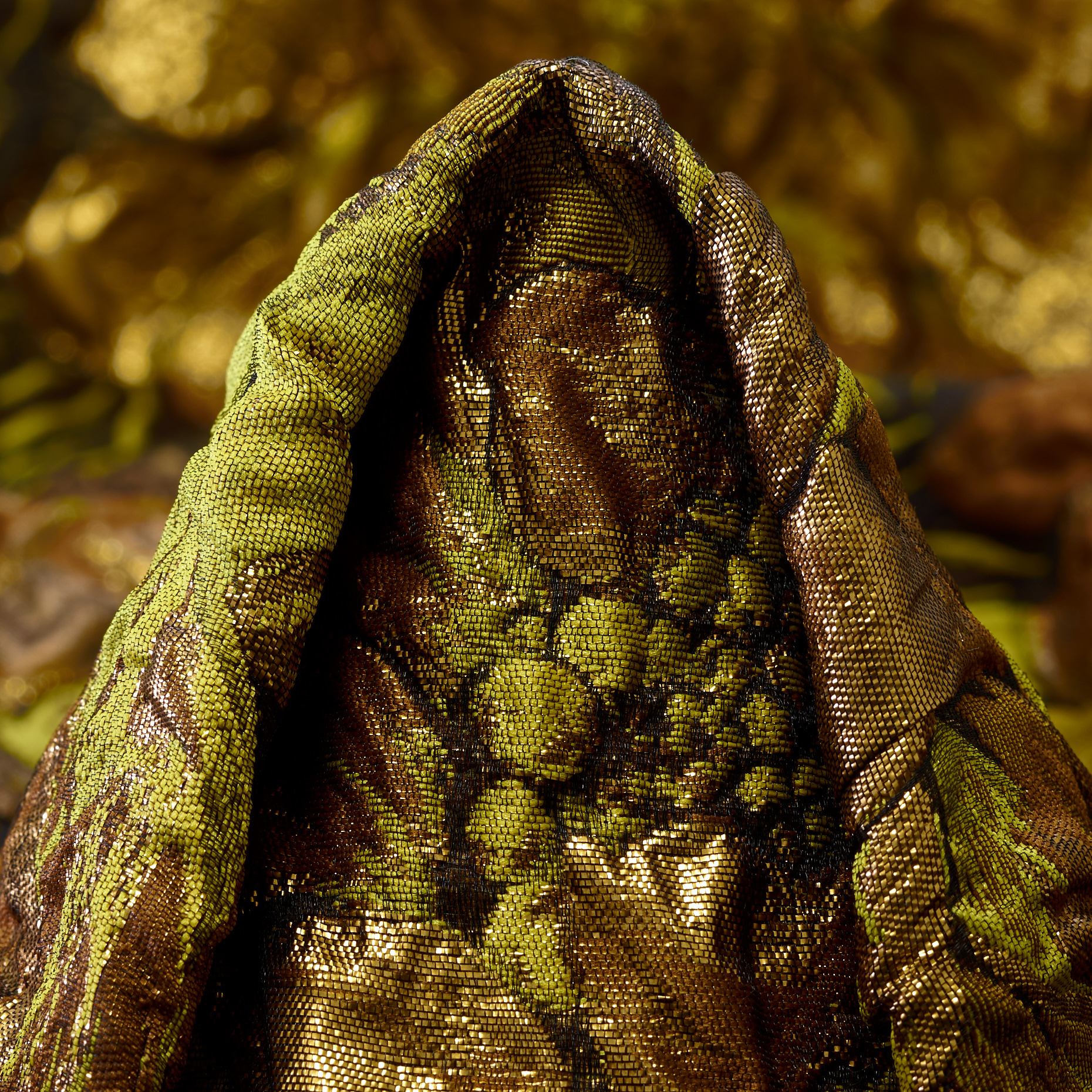 Cloqué, Seta, Metallico, Citronelle&Gilded Beige (P000005620)