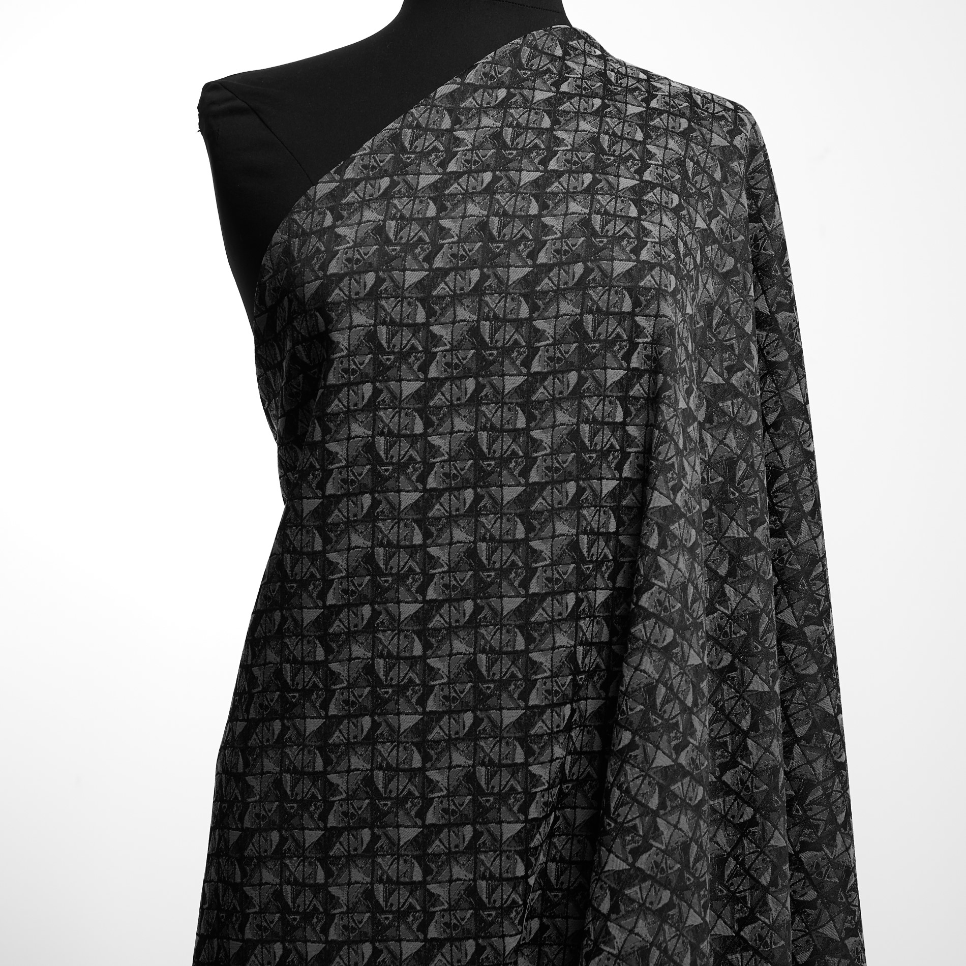 Жаккард , Стрейч, Blackened Pearl