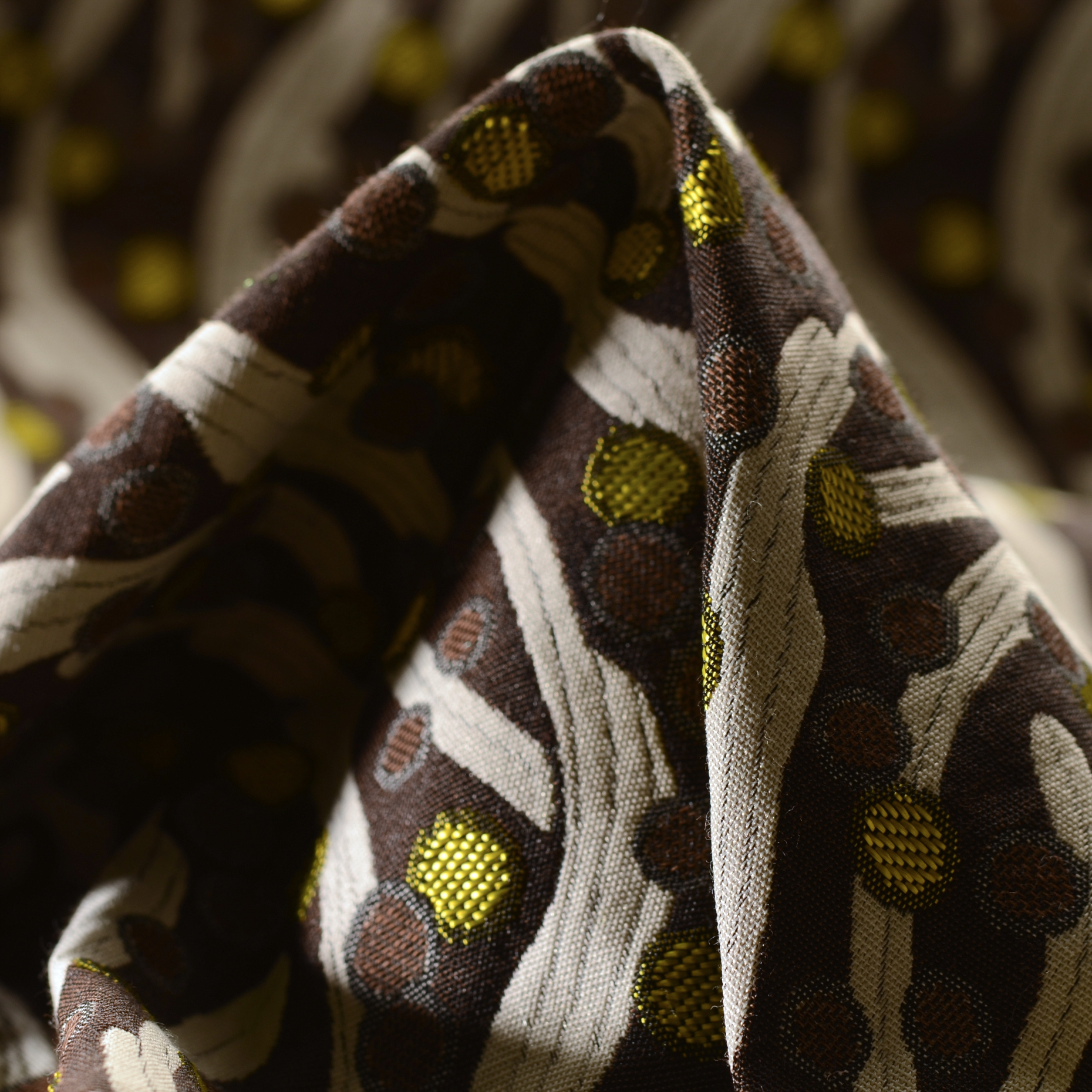 JACQUARD, LUREX, LEMON DROP&CHOCOLATE