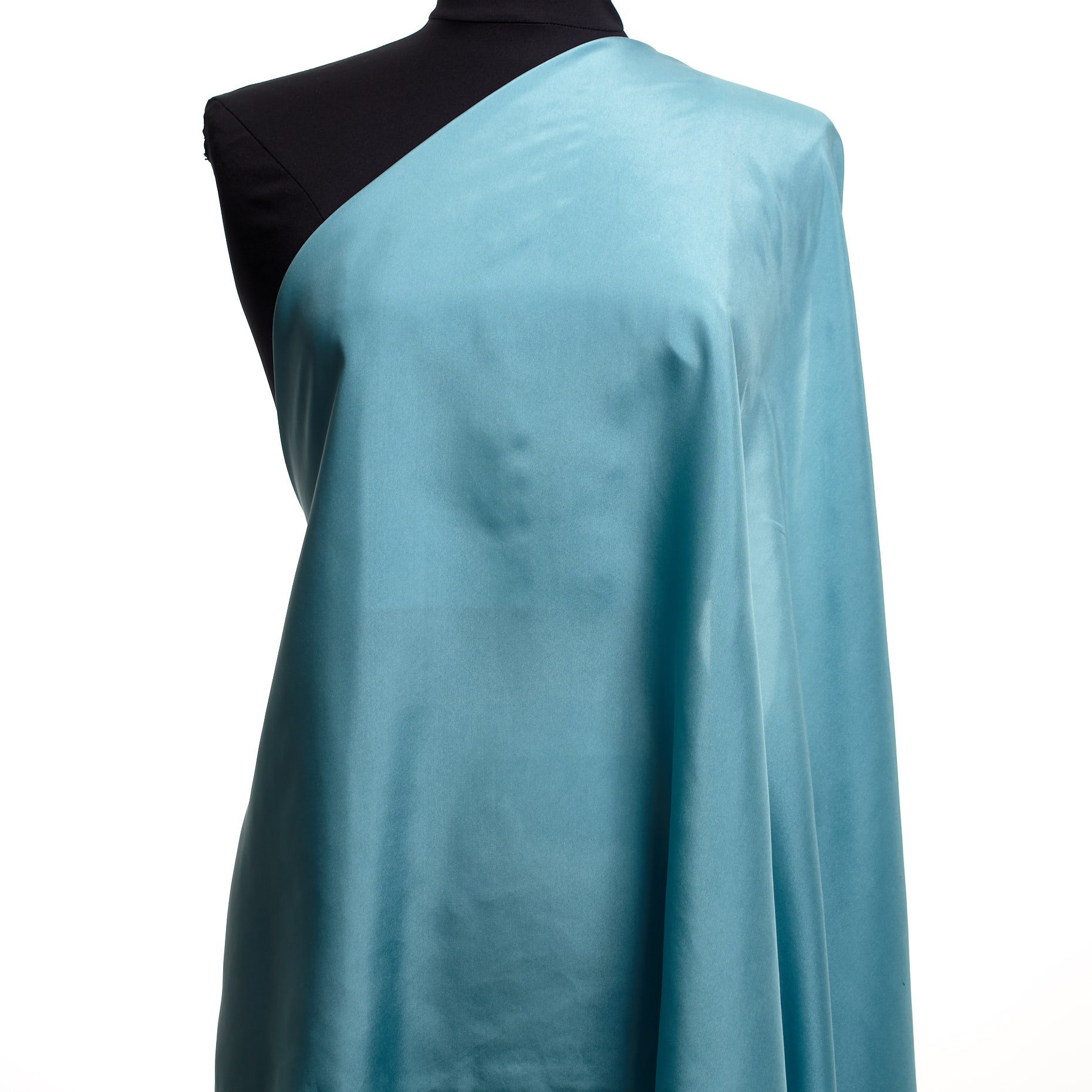 Satyna, Jedwab, Sterling Blue