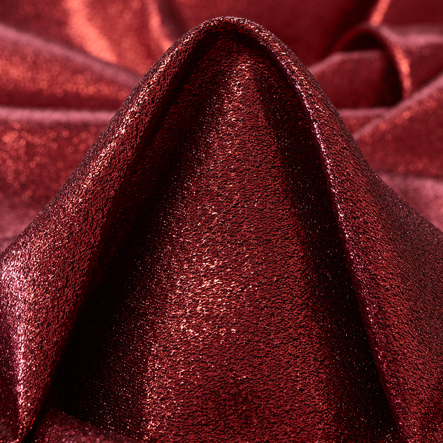 SILK, LUREX, TANGO RED