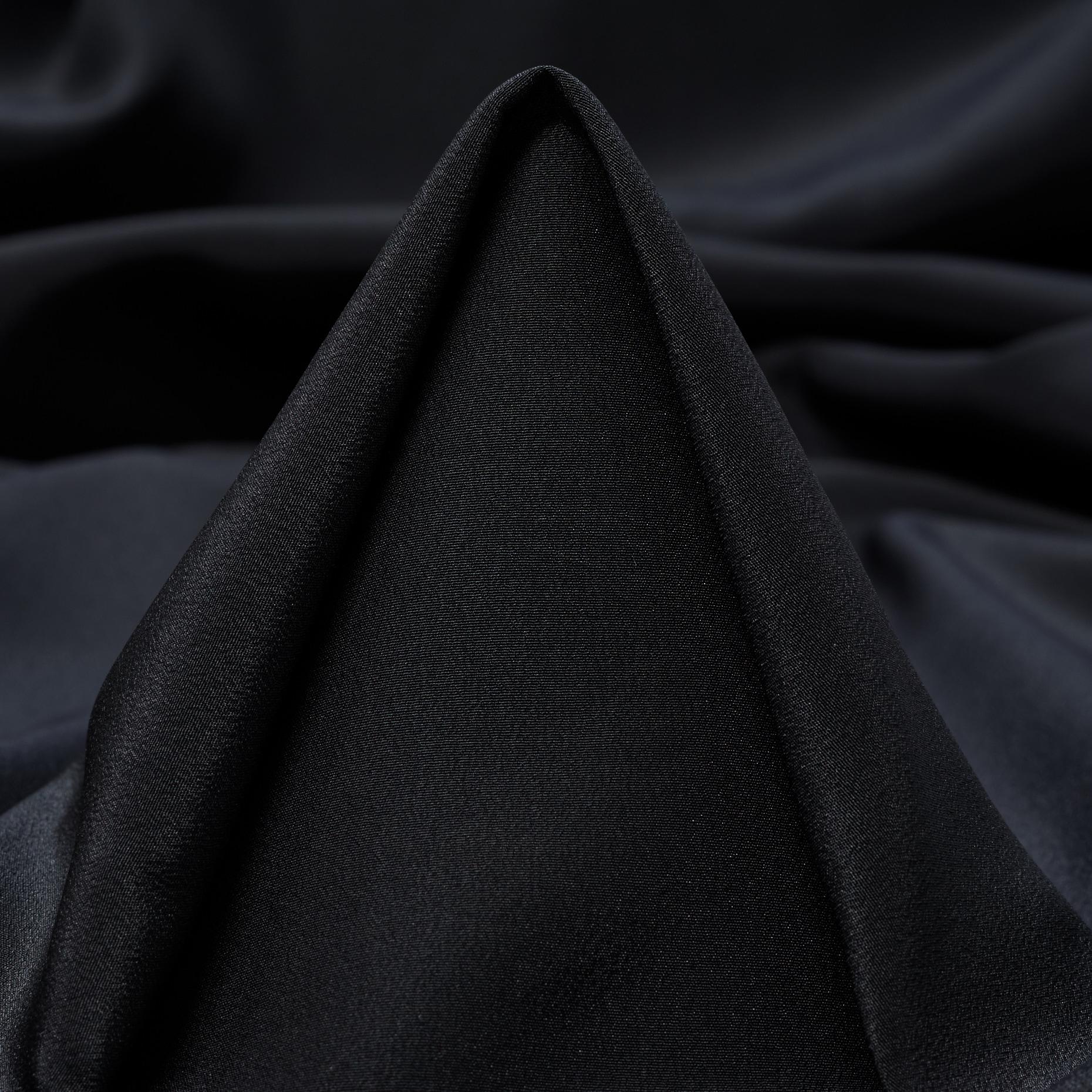 Crêpe De Chine, Raven Black (F000045723)