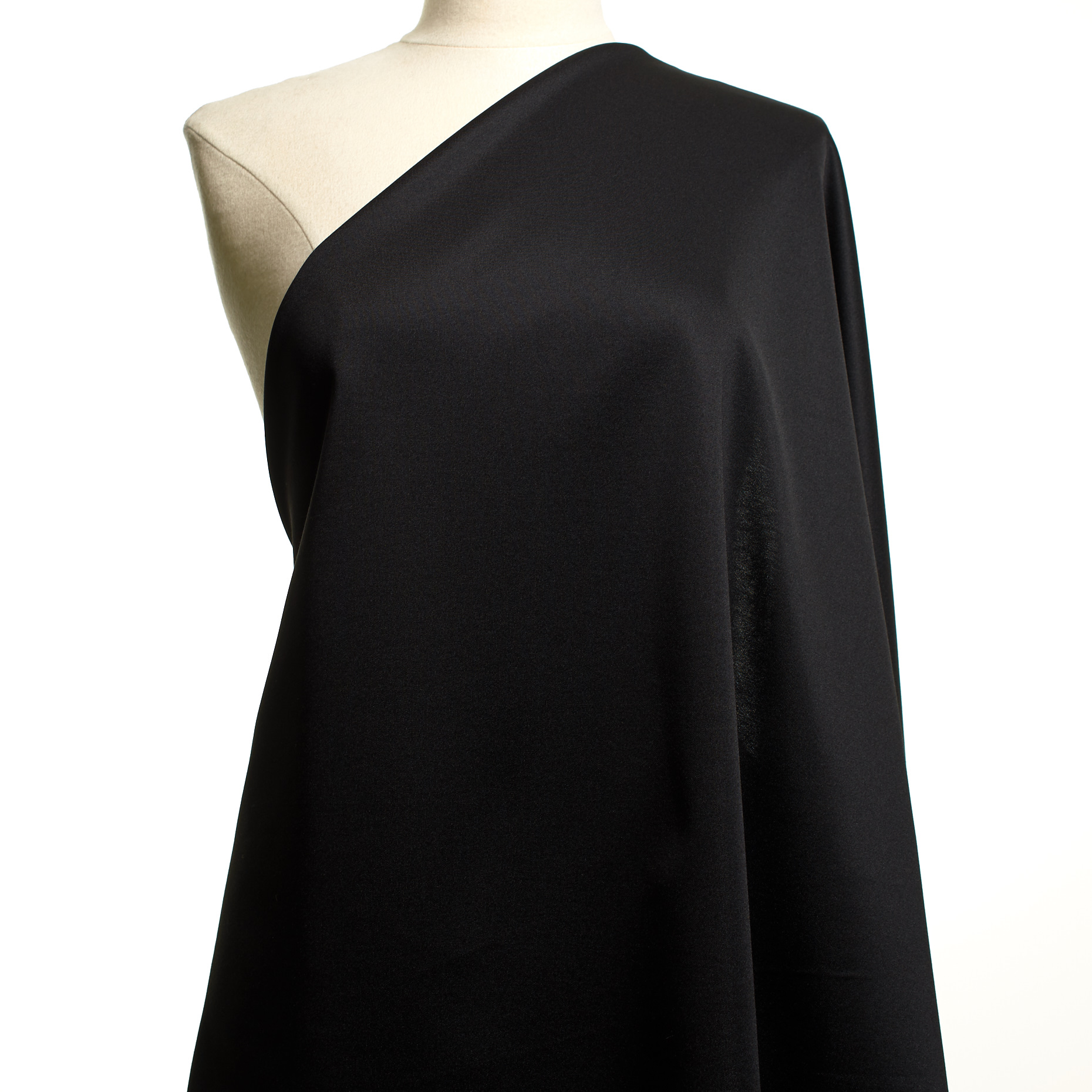 JERSEY, COTTON, RAVEN BLACK