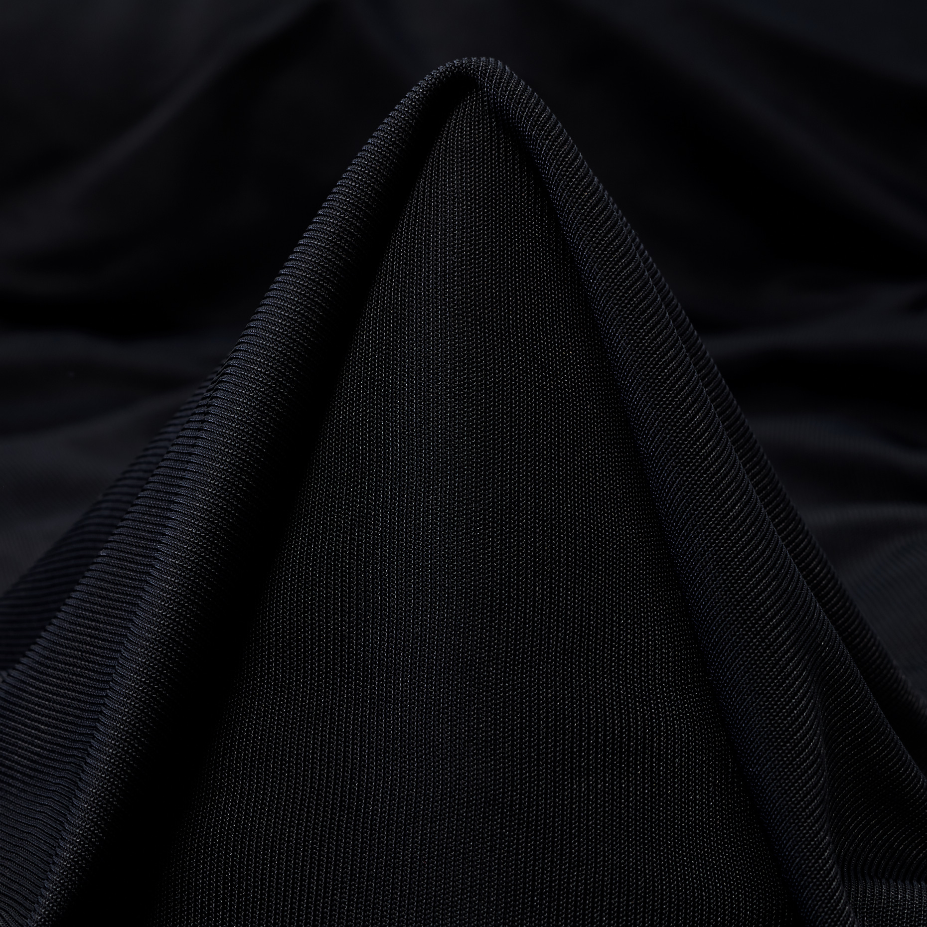 TECHNO JERSEY, ELASTIC, BLACK BEAUTY (F000040571)