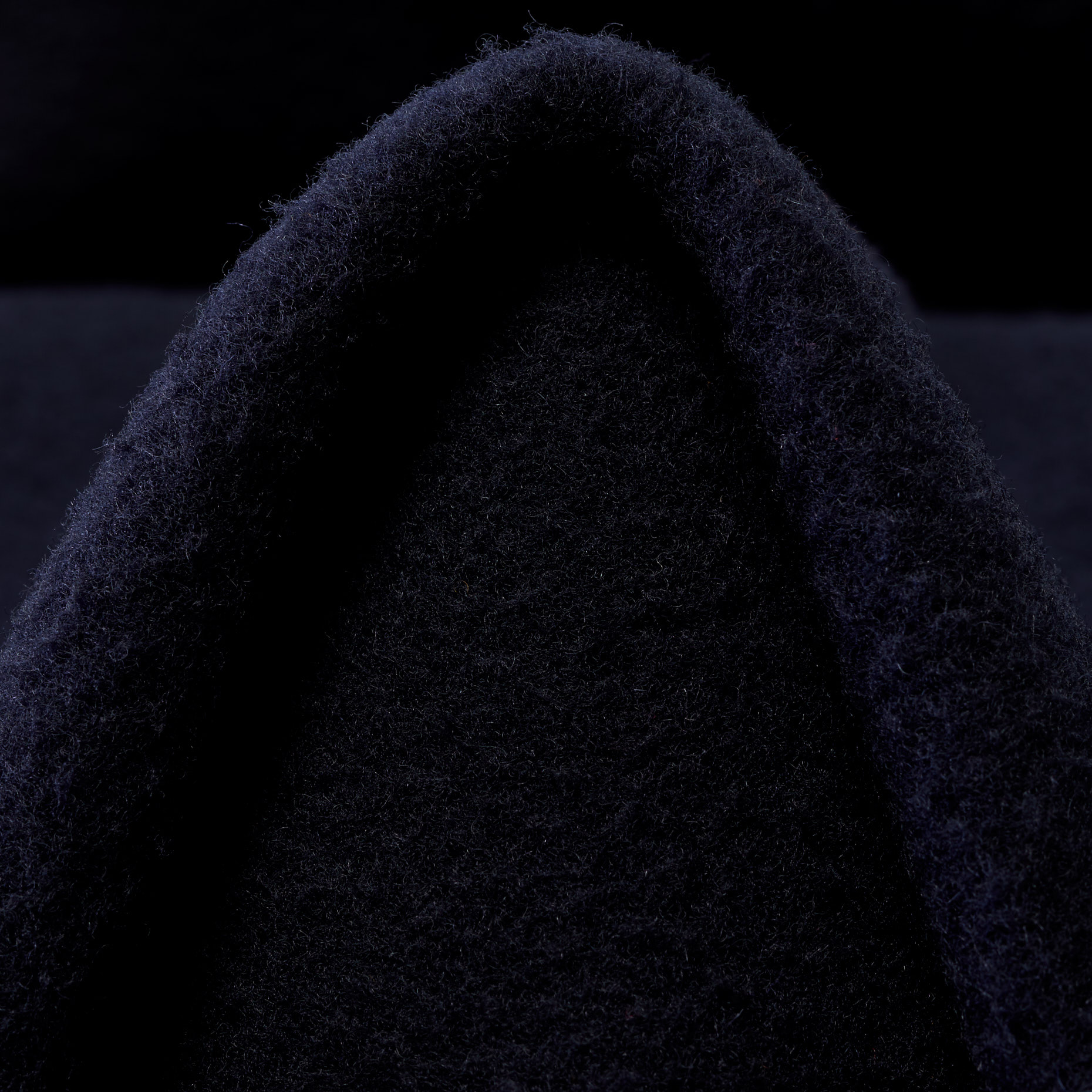 BOILED WOOL, VIRGIN WOOL, DARK SAPPHIRE