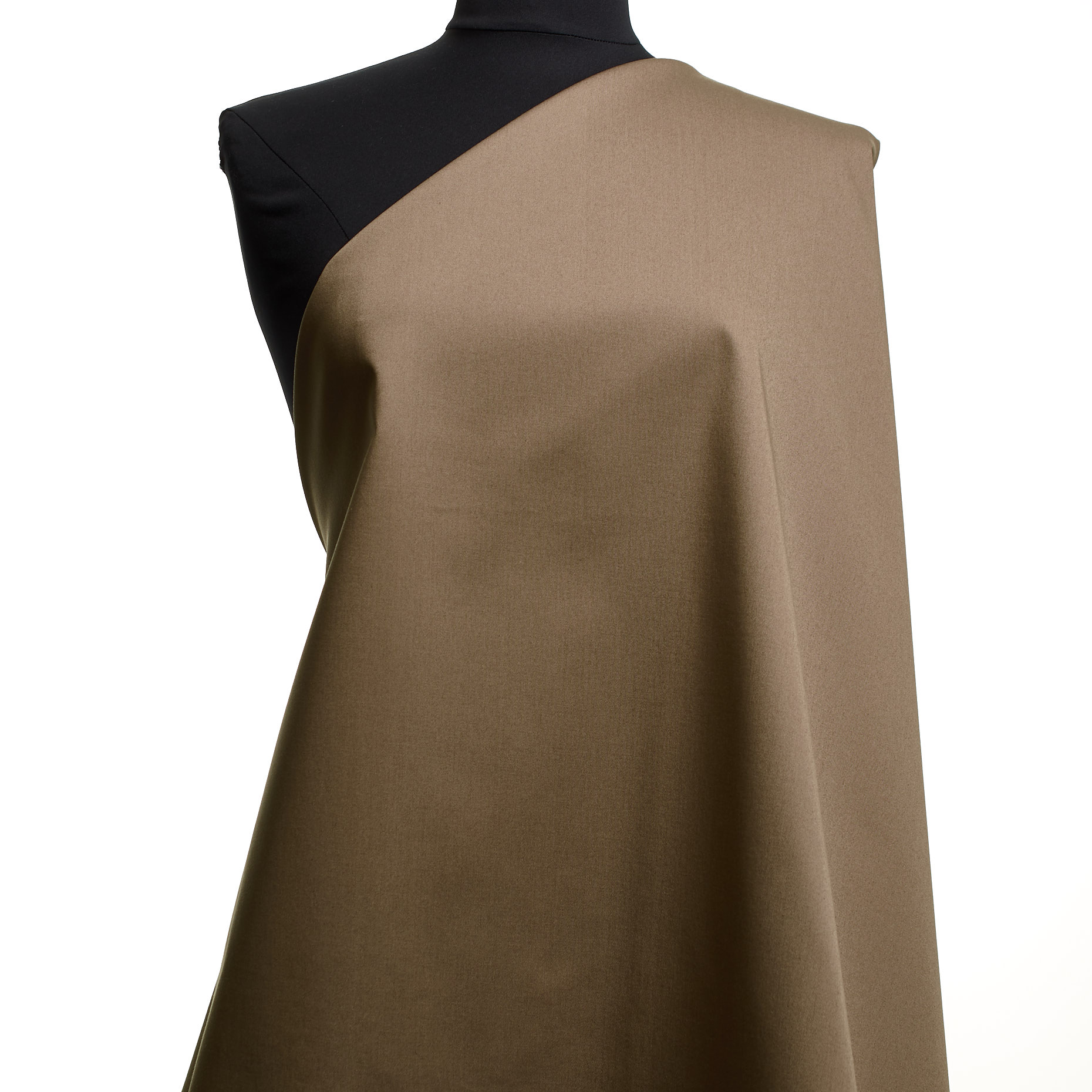 Twill, Cotone, Stretch, Plaza Taupe