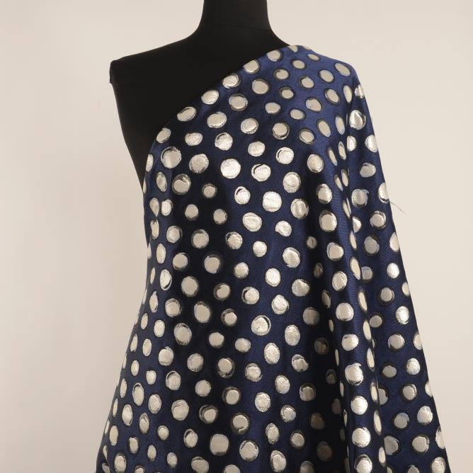 Jacquard, Lurex, Dots, Eclipse&Bone White