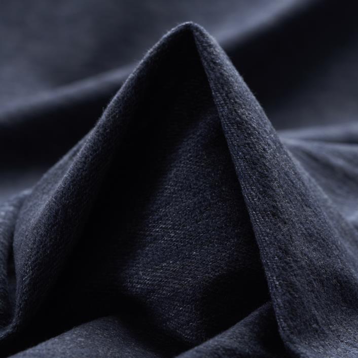Jersey, Melange, Blue Indigo