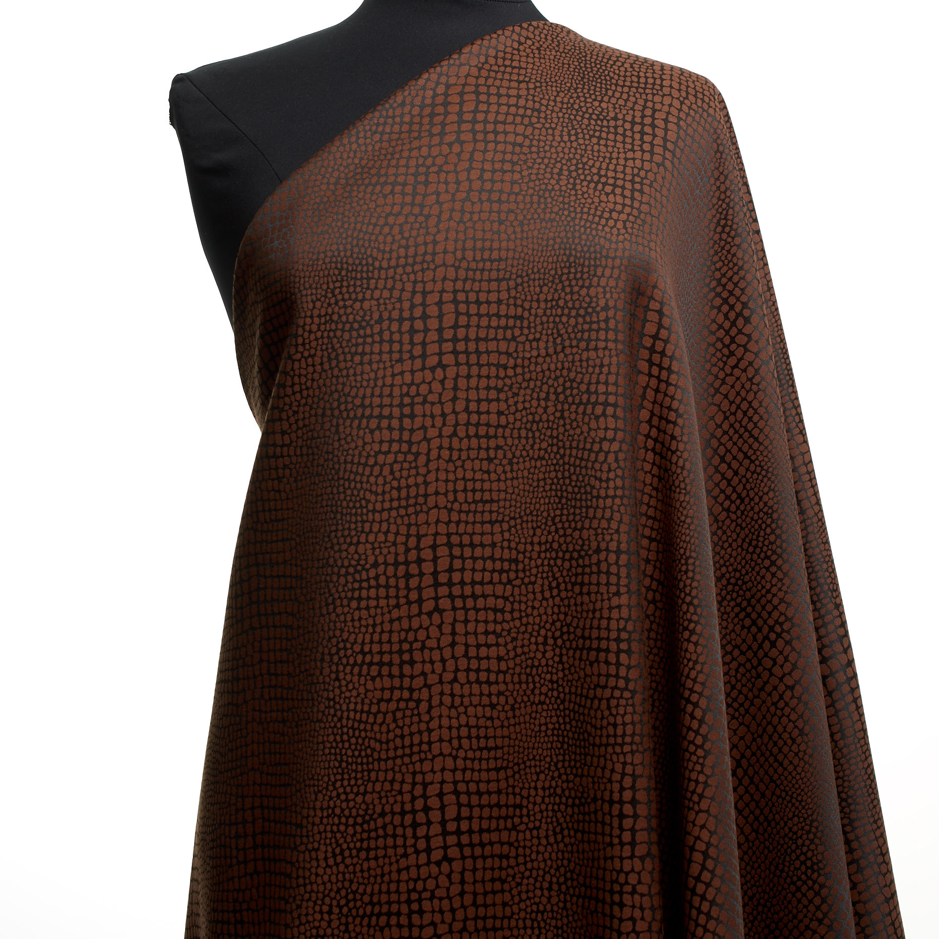 JACQUARD, COTTON, ELASTIC, MAROON&BLACK