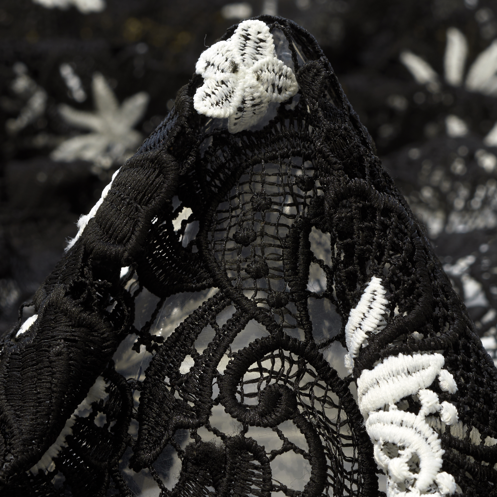 LACE, RAVEN BLACK&BRILLIANT WHITE
