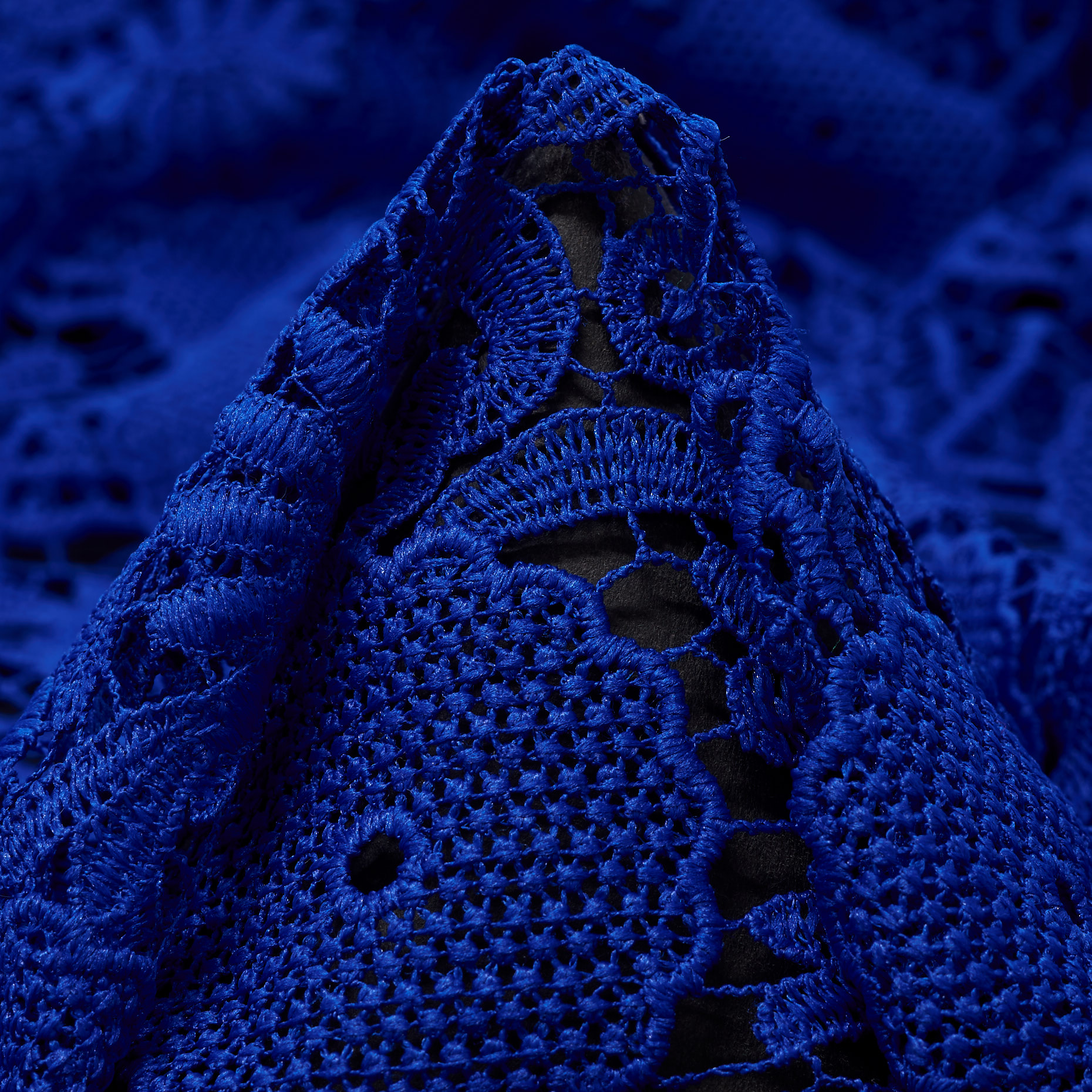 Lace, Floral, Ultramarine