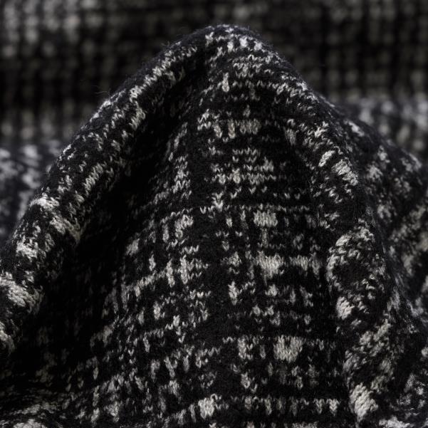 Jersey, Wool, Príncipe de Gales, Black&Snow White