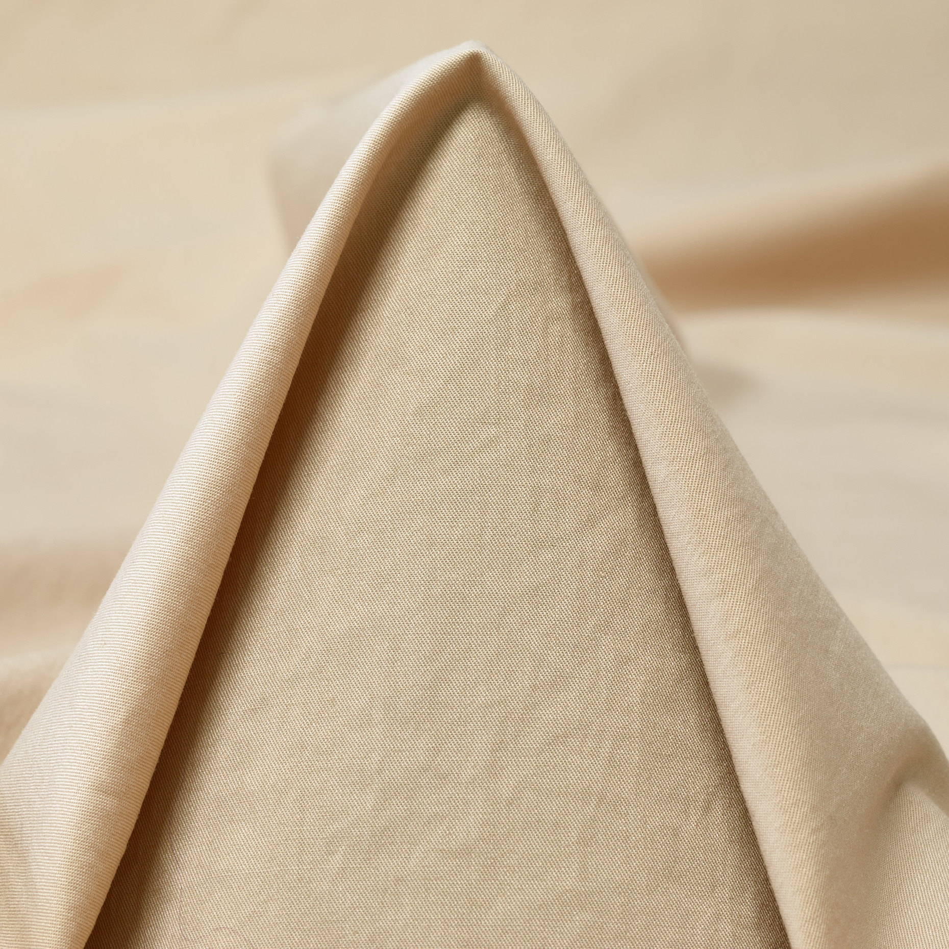 Popelina, Bawełna, Stretch, Bone White