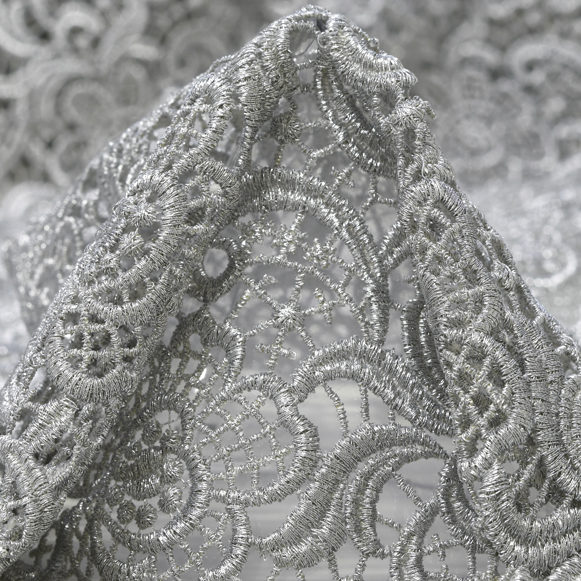 Pizzo, Poliammide, Silver