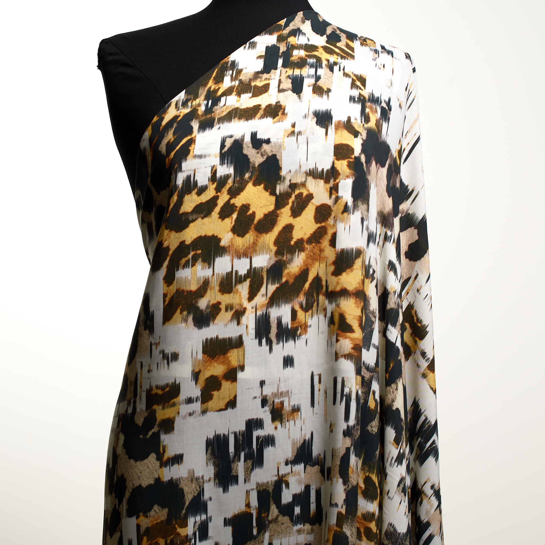 BATISTE, VISCOSE, PRINTED, OYSTER GRAY